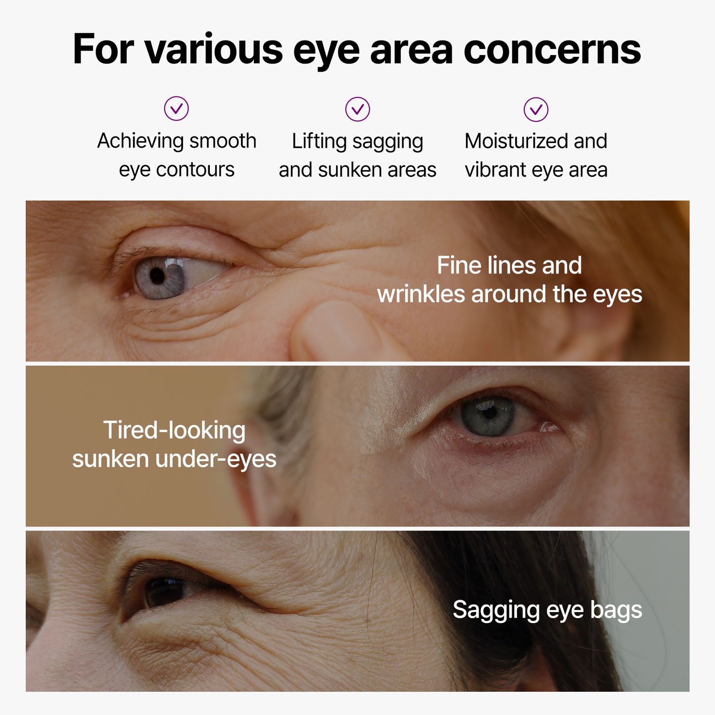 Crema para ojos con unión de calcio