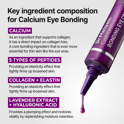 Crema para ojos con unión de calcio